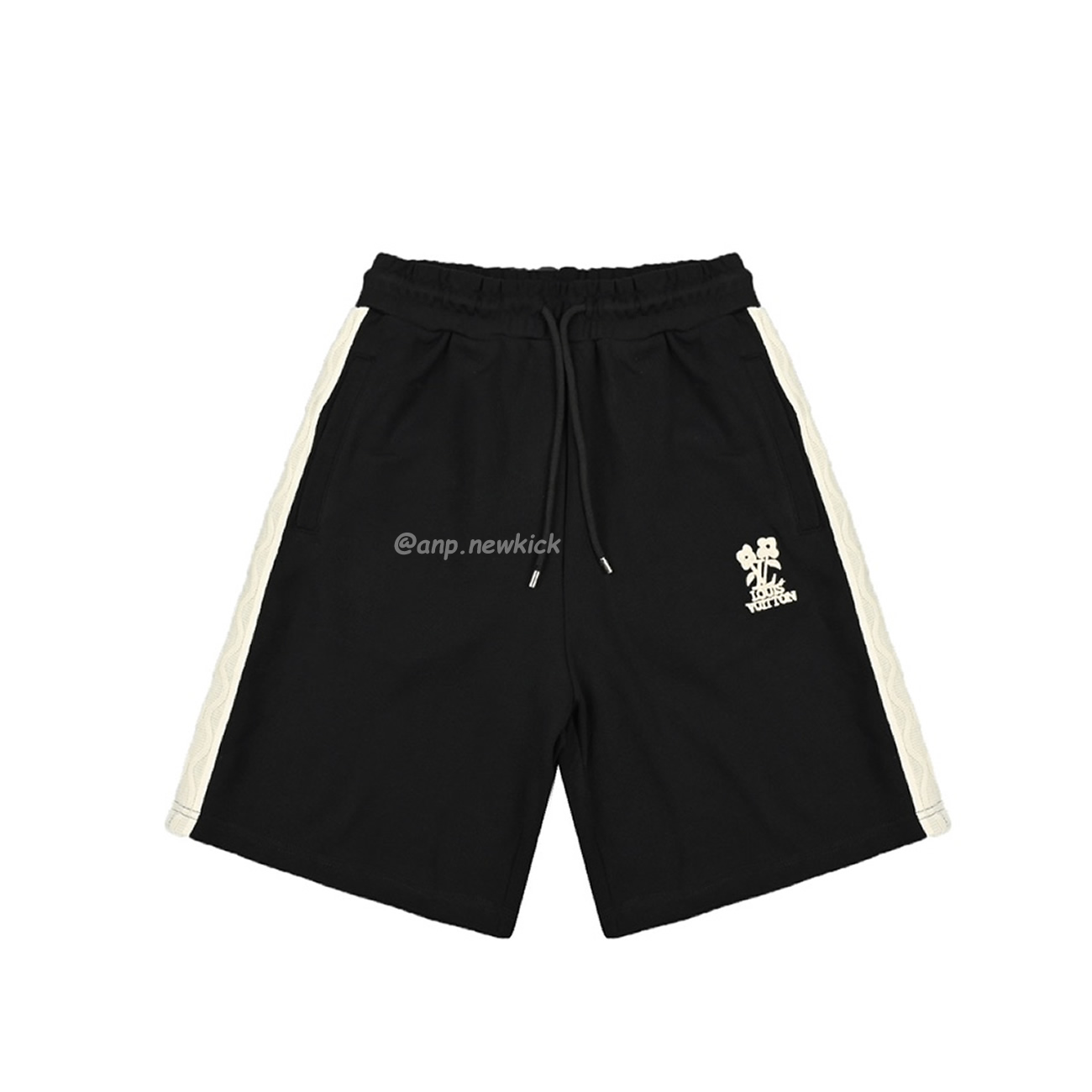 Louis Vuitton Flower Letter Embroidered Shorts (1) - newkick.org